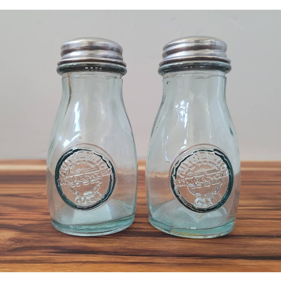 Kitchen Recycle Glass Salt And Pepper Shakers Spain Poshmark